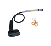 SZLIFE Supporto da Tavolo per Uccelli, trespolo per pappagalli, Regalo, Pieghevole e Leggero, Accessorio per affilare Le Zampe dei pappagalli, Nero