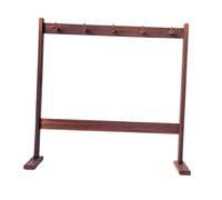 SZLIFE Supporto per campanello in legno, semplice centrotavola decorativo, supporto per campanello, per gong da interno per studi, camere da letto, soggiorni, L