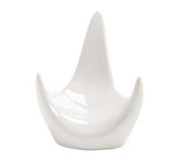 SZLIFE Supporto per ocarina in ceramica, espositore, ornamento, staffa di supporto per strumento musicale con 6 o 12 fori, per giardino o scrivania, Bianco