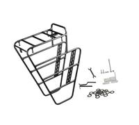 SZLIFE Supporto per Portapacchi Anteriore per Bici, in Metallo, Stabile, Universale, per Montaggio su Forcella, Borsa portabagagli, Portapacchi per Mountain
