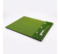 SZLIFE Tappetino da Golf 2 in 1 per Allenamento e Pratica, Uso Interno ed Esterno, con Tee, Modello esteso con area di posizionamento, senza linea bianca, base in EVA da 10mm, 120x150cm