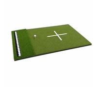SZLIFE Tappeto da Golf per Allenamento Indoor e Outdoor, Design Moderno e Minimalista per la Pratica dello Swing, Modello a croce, 10mm