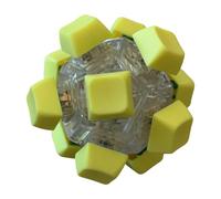 SZLIFE Tastiera tidget Palla sensoriale Giocattolo Giocattolo Regalo Regalo agitazione Tastiera clicca Tastiera per Donne Uomini Che lavorano Adulti, Giallo