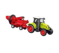 SZLIFE Trattore Giocattolo Agricolo Mini Veicolo Giocattolo Camion Fattoria Spinta Motrice Frizione Materiale Pp Realistico Adatto a Bambini Gioco Educ, Distruggere Il Camion