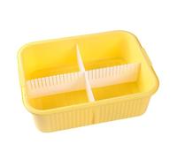 SZLIFE Vasca per il bagno delle tartarughe, contenitore per la riproduzione delle tartarughe, rifugio per il riposo, nascondiglio, accessori multiuso, vasca, Giallo
