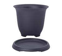 SZLIFE Vaso da addestramento con Vassoio per l'umidità, Vaso da Fiori per Interni ed Esterni, infrangibile, per Bonsai, per Cortile, inaugurazione della, 18x10.2x15.1 Cm