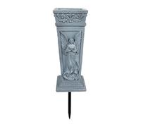 SZLIFE Vaso per fiori da cimitero, vaso per angeli, forniture per commemorazione, prato compatto, giardino, regalo commemorativo per la perdita di una
