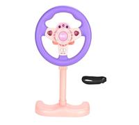 SZLIFE Volante per bambini, giocattoli di guida simulata, giocattolo per l'apprendimento precoce, giocattolo sonoro per bambini e bambine, giocattoli, Viola