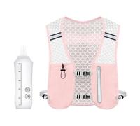 SZLIFE Zaino da Corsa con Gilet idrico, Impermeabile, Portatile, capacità 2 L, Zaino da idratazione per, per Ciclismo su Sentiero, Rosa