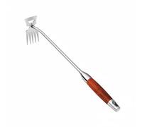 SZLIFE Zappa in Acciaio Inox Strumento da Giardinaggio Multiuso Estirpatore per Diserbare Manico Ergonomico Funzione Scavatura Adatto per Orto Giardino Fattoria , S 1 PC , Zapp Cav 5-Denti