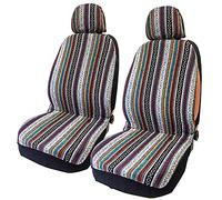 szlsl88 4 pezzi/set di protezione per sedile auto, coprisedile anteriore universale, copertura per cuscino per secchio anteriore, colorato resistente all'usura Baja coprisedili