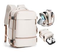 SZLX Zaino da viaggio grande da donna da escursionismo sportivo da esterno impermeabile da scuola casual laptop da 14 pollici con scomparto per scarpe