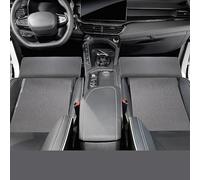 SZMBHSD 2 Pezzi Estensione per seggiolino Auto, Compatibile per Renault Fluence Talisman Megane Latitude, Cuscino di Supporto per Le Gambe in Pelle Resistente all'Usura per seggiolino Auto,Grey