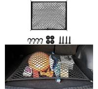 SZMBHSD Borsa a Rete per Bagagliaio Auto, Compatibile per Benz CL-Class C216, Borsa Elastica per Auto, Rete di Fissaggio per Bagagli Auto,80 * 60cm- Double-Layer