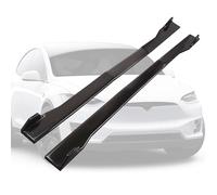 SZMBHSD Spoiler Laterale a Tre stadi per Auto, Compatibile per Mazda MX-5 RX-8, minigonne Laterali a Lama, Piccolo Spoiler Laterale a Pala,Glossy-Black