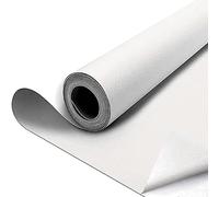 SZMMG 60 * 300cm Pelle Adesiva per Riparazioni Bianco,Ecopelle Adesiva Toppa per Riparazione in Pelle per Divani,Mobili,Giacca,Zaino,Sedili Auto,Strappi,Bruciature.