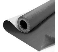 SZMMG 60 * 300cm Pelle Adesiva per Riparazioni Grigio,Ecopelle Adesiva Toppa per Riparazione in Pelle per Divani,Mobili,Giacca,Zaino,Sedili Auto,Strappi,Bruciature.