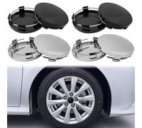 SZPXXX 4 Pezzi Coprimozzi per Jeep Renegade 2015-2017 63MM, Coprimozzo,Coprimozzo Ruota,ABS Auto Ruote Centro Cerchi Tappi Mozzo,copricerchi,Black