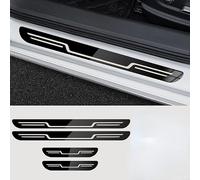 SZPXXX 4pezzi battitacco in Acciaio Inox per VW Passat Variant R-Line B8 ab Bj.2019, Strisce di Protezione battitacco AntiGraffio, Piastre di Protezione battitacco Auto