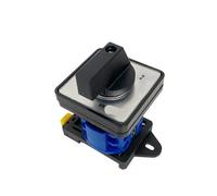 SZRDBHAUJO 20A DIN Rail Mounted Conversion Selector LW26-20/2 Two Poles Rotation Selection Control Circuit Cam Switch(01)