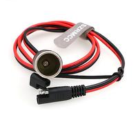 SZRMCC 12V Cigarette Lighter Female Socket to SAE Cable with Switch16AWG SAE 2 Pin Quick Disconnect Connector Plug Battery Charging Extension Cable for Motorcycle Solar (No Switch on/Off)