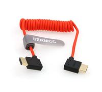 SZRMCC 8k 2.1 HDMI Cavo HDMI a HDMI Spirale Intrecciato Cavo Ultra Altissima Velocità per Z Cam E2 Portkeys BM5 Atomos Shinobi Ninjav V Monitor Sony Canon Camera