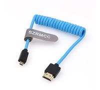 SZRMCC 8K 2.1 Micro HDMI a HDMI Cavo intrecciato ad alta velocità per Go-Pro Hero 3/4 Canon EOS M5 Sony A6000 A7III RX10 Nikon B500 Z6 Raspberry Pi 4 Atomos Ninja 2 Monitor