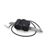 SZRMCC Adattatore audio A-Box Dual XLR per Mini fotocamera ARRI Alexa RED DSMC3 V-Raptor 5 pin porta audio