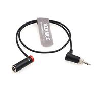 SZRMCC Adatto per Sennheiser EK 100 G4/G3 a BMPCC 4K | 6K Canon's Slim Mini XLR 3-pin maschio a bloccaggio 3,5 mm TRS a TA3M Cavo di bloccaggio Tecnologia (rosso)