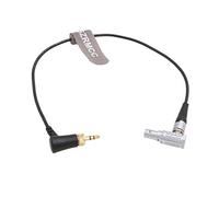 SZRMCC Blocco 3.5mm TRS ad angolo retto 5 Pin Timecode Cavo per Deity TC-1 Arri Alexa Audio Telecamere Dispositivi audio 633 664 688 702T 788T