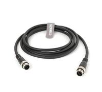 SZRMCC Cavo attuatore sensore aviazione M12, codice A, 8 pin, da maschio a maschio, ad alta flessibilità, per modulo bus di campo Cognex per automazione industriale (2 m)