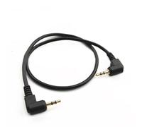 SZRMCC Cavo audio da 2,5 mm, con angolo di 90 gradi, da 2,5 mm a maschio TRS da 2,5 mm, cavo audio AUX stereo per cuffie e altoparlanti