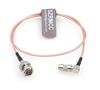 SZRMCC Cavo coassiale HD SDI BNC maschio ad angolo retto DIN1.0/2.3 maschio RG179 75ohm RF per registratori monitor videocamera 4K (3 m)