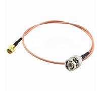 SZRMCC Cavo di prolunga per antenna coassiale RF RG316 da BNC maschio a SMA maschio