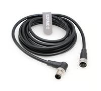 SZRMCC Cavo di rete impermeabile M12 a 5 pin maschio a femmina, per sensore di aviazione, per modulo bus di campo per fotocamera industriale (da maschio a femmina, 100 m)