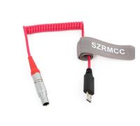 SZRMCC Cavo di uscita micro-USB timecode a 5 pin maschio per S-Ony FX3 FX30 A7S3 A1 multi-camera a Lockit Ambient Lockit Tentacle Sync Track E TigQ28 Timecode Generator