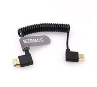 SZRMCC Cavo HDMI 8K 2.1 Ultra Alta Velocità a Spirale per Z Cam E2, Portkeys BM5, Atomos Shinobi Ninjav V Monitor, Sony Canon Camera