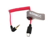SZRMCC Cavo micro-USB con codice temporale ad angolo retto, 3,5 mm, TRS per multi-camera S-Ony FX3 FX30 A7S3 A1 a Tentacle Sync Original/SYNC E/Track E