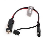 SZRMCC Cavo per caricabatterie SAE per accendisigari da 12 V, adattatore maschio a connettore SAE a 2 pin a sgancio rapido, cavo di alimentazione per auto solare (1 pezzo da 1 m) (1