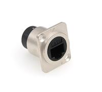 SZRMCC Connettore RJ45 per montaggio a pannello RJ45 CAT6/CAT5E/CAT5 femmina a femmina, accoppiatore impermeabile, adattatore di estensione di rete LAN Ethernet (2 pezzi)