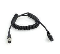 SZRMCC D rubinetto a 12Pin Hirose femmina cavo a spirale per GH4 Power B4 2/3" Fujinon Nikon Canon Lens (cavo a spirale)