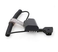 SZRMCC D-tap 2 pin a DMW-BLF19 Dummy Battery DMW-DCC12 DC accoppiatore per fotocamera Panasonic DMC GH5 GH4 GH3 (cavo a spirale)