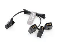 SZRMCC D-Tap Maschio a 3 D-Tap Femmina Multi Hub Splitter PowerTap Cavo per Anton Bauer V-Mount Gold Batterie
