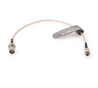 SZRMCC DIN1.0/2.3 maschio a BNC femmina RG179 75ohm HD SDI cavo coassiale per registratori monitor 4K (dritto DIN 1.0/2.3, 45 cm)