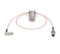 SZRMCC DIN1.0/2.3 Maschio a BNC Femmina RG179 75ohm HD SDI Cavo coassiale per Videocamera 4K Monitor Registratori Destro Angolo DIN 1.0/2.3, 80 cm)