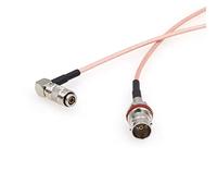 SZRMCC DIN1.0/2.3 Maschio a BNC Femmina RG179 75ohm HD SDI Cavo coassiale per Videocamera 4K Monitor Registratori (Angolo Destro DIN 1.0/2.3, 3m)