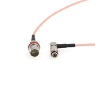 SZRMCC DIN1.0/2.3 Maschio a BNC Femmina RG179 75ohm HD SDI Cavo coassiale per Videocamera 4K Monitor Registratori (Angolo Destro DIN 1.0/2.3, 1.5m)