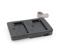 SZRMCC Dual NP-F970 NP-F Series Batteria a V-Mount Lock Power Supply Converter Plate per ARRI Sony Camera Tilta Kit Monitor