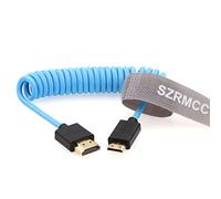 SZRMCC HDMI a Mini HDMI 8K 2.1 Cavo intrecciato ad alta velocità per Sony CX7, A7 II, A7S II, Canon EOS 70D / 80D, Nikon D500, D7500, Z6 / Z7 Pan-asonic Lumix Fuji Camera