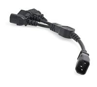 SZRMCC IEC320 C14 a 3 x C13 10A 250V per UPS PDU Server Y Split Cavo di alimentazione Cavo di prolunga (1 pz)